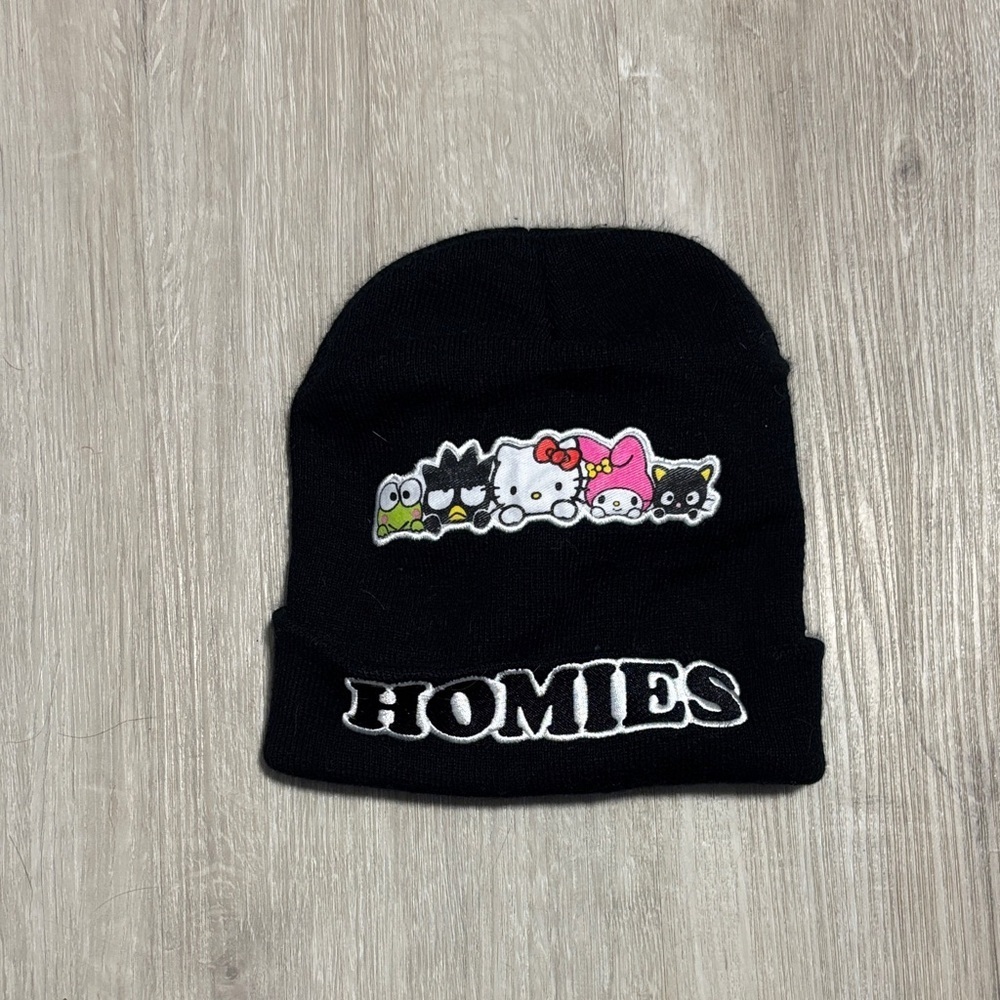 Black‎ Homies Beanie with Cartoon Characters